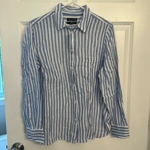 NWT J. Crew Button-up Cotton Blouse